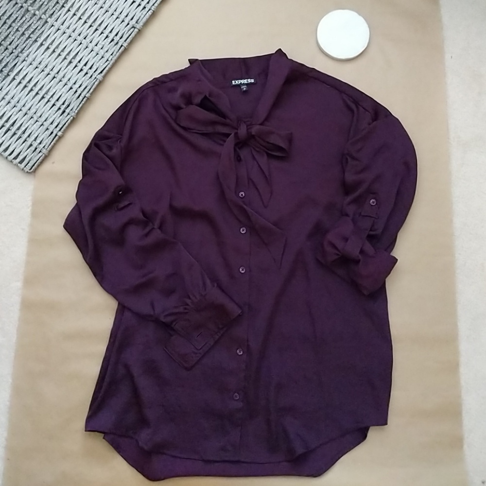 Express Tie Front Button Down - image 1